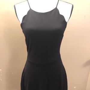 Black Mini Skater Dress